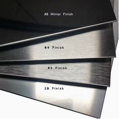 0.3mm - 3.0mm বেধ স্টেইনলেস স্টীল প্লেট 430 201 321 310S 304L 316 316L 304